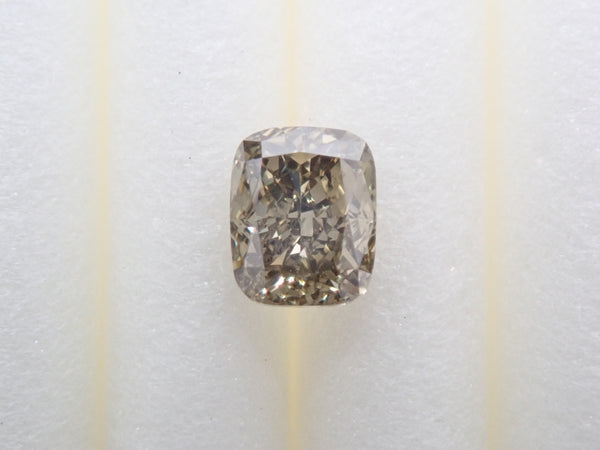 【31500841掲載】イエローダイヤモンド 0.283ctルース(FANCY DEEP BROWN GREENISH YELLOW, SI1)