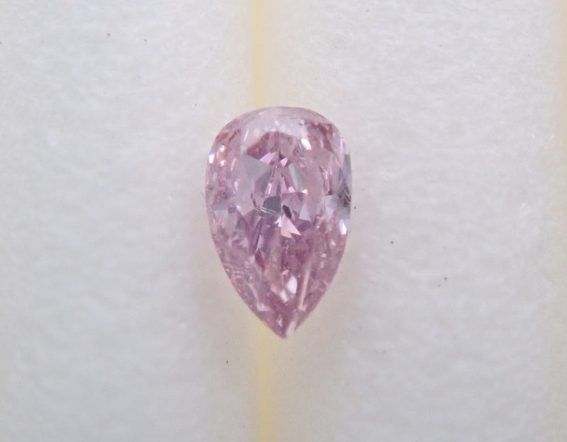 ピンクダイヤモンド 0.068ctルース(FANCY PURPLISH PINK, I1