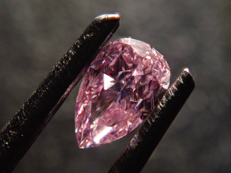 【31500829掲載】ピンクダイヤモンド 0.068ctルース(FANCY PURPLISH PINK, I1)