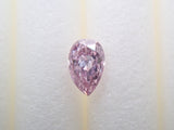 【31500831掲載】ピンクダイヤモンド 0.066ctルース(FANCY PURPLISH PINK, SI2)
