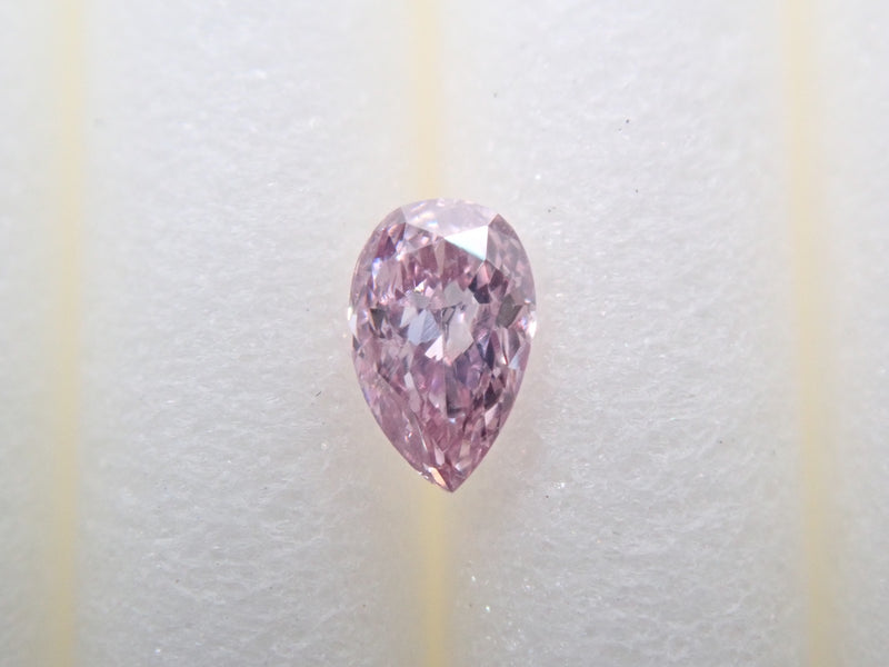 ピンクダイヤモンド 0.066ctルース(FANCY PURPLISH PINK, SI2