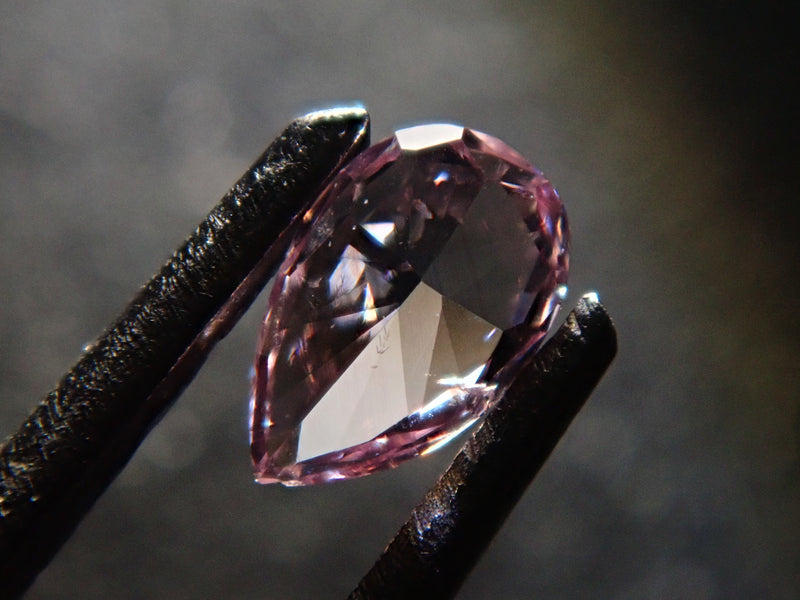 ピンクダイヤモンド 0.066ctルース(FANCY PURPLISH PINK, SI2 