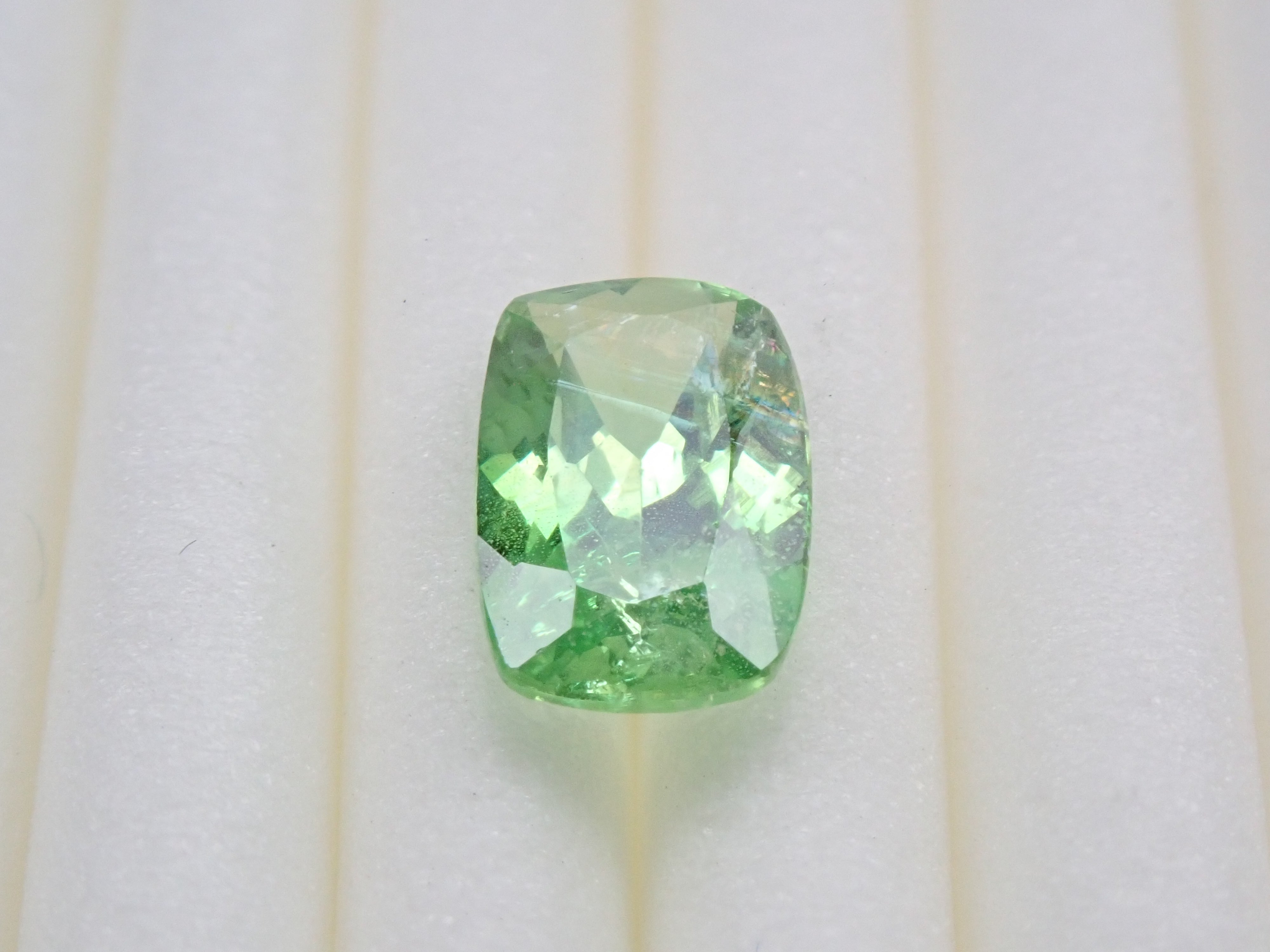 Bicolor grossular garnet 0.920ct loose