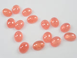 Rhodochrosite from Peru 1 stone (cabochon cut, 8 x 6mm) Loose《Multiple purchase discount available》