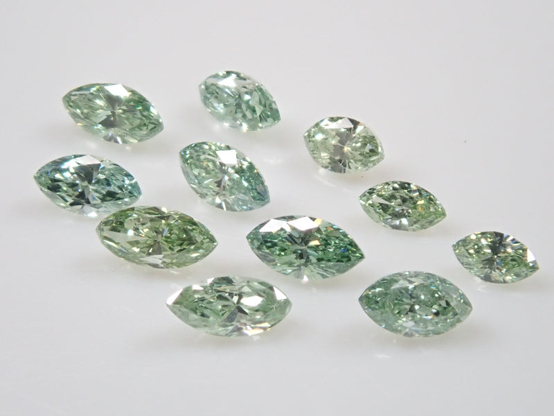 ミントグリーンダイヤモンド（トリートメント,VS〜SIクラス相当）1石