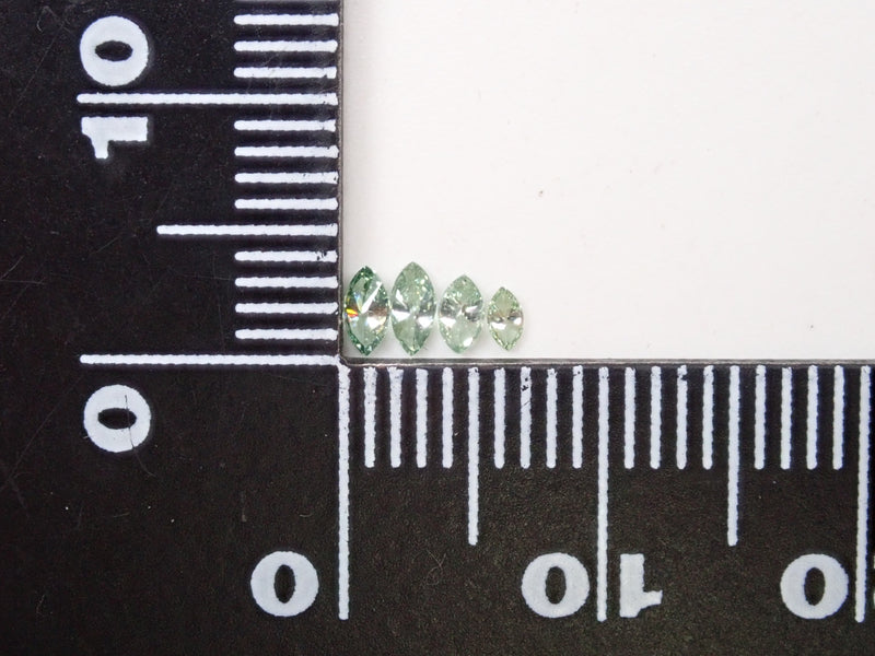 Mint green diamond (treatment, VS to SI class equivalent) 1 stone