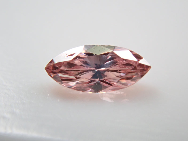 ピンクダイヤルース 0.075ct FANCY Orangy Pink VS-1-