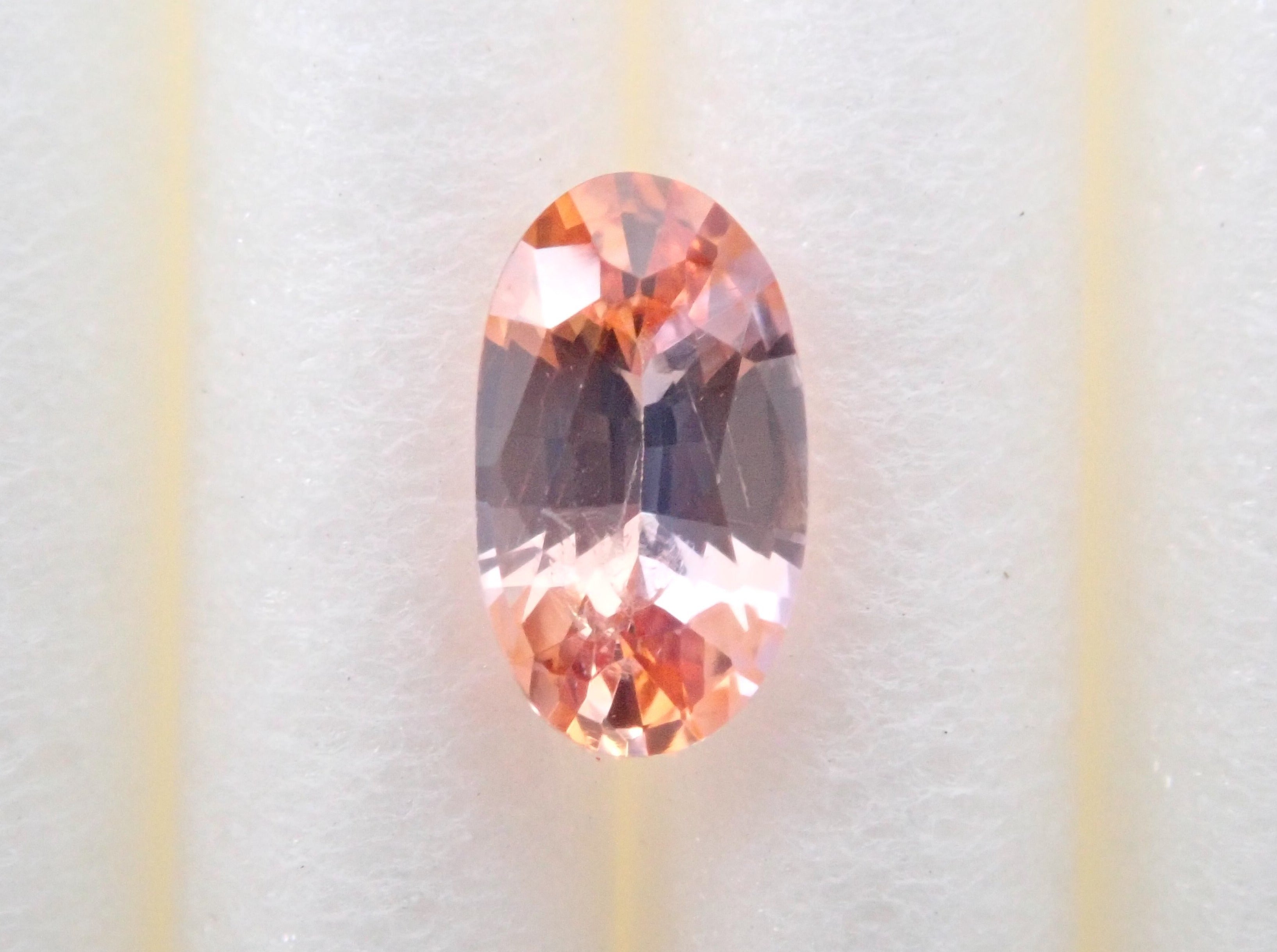 Sapphire 0.252ct loose (orange &amp; pink) DGL appraisal