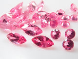Hot Pink Spinel 《Ayana Spinel》2 stone set (round cut/marquise cut)
