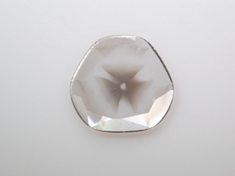 Sliced ​​diamond 0.253ct (Trapiche diamond)