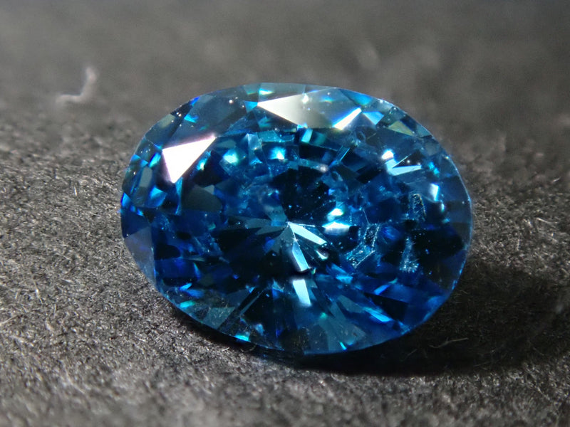 【31500860掲載】ブルーダイヤモンド（トリートメント） 0.454ctルース(FANCY DEEP GREEN BLUE treated, SI2)