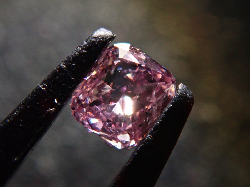 【31500863掲載】ピンクダイヤモンド 0.064ctルース(FANCY DEEP PURPLISH PINK, I1)