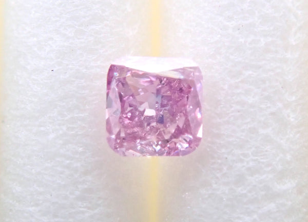 Pink diamond 0.084ct loose (FANCY INTENSE PURPLE PINK, I1)