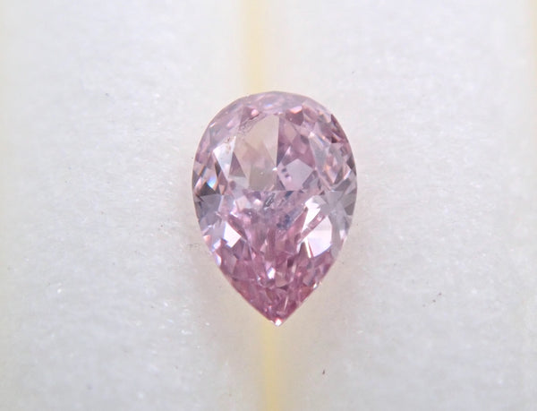 ピンクダイヤモンド 0.085ctルース(FANCY INTENSE PURLISH PINK, SI2)