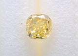 Yellow diamond 0.096ct loose