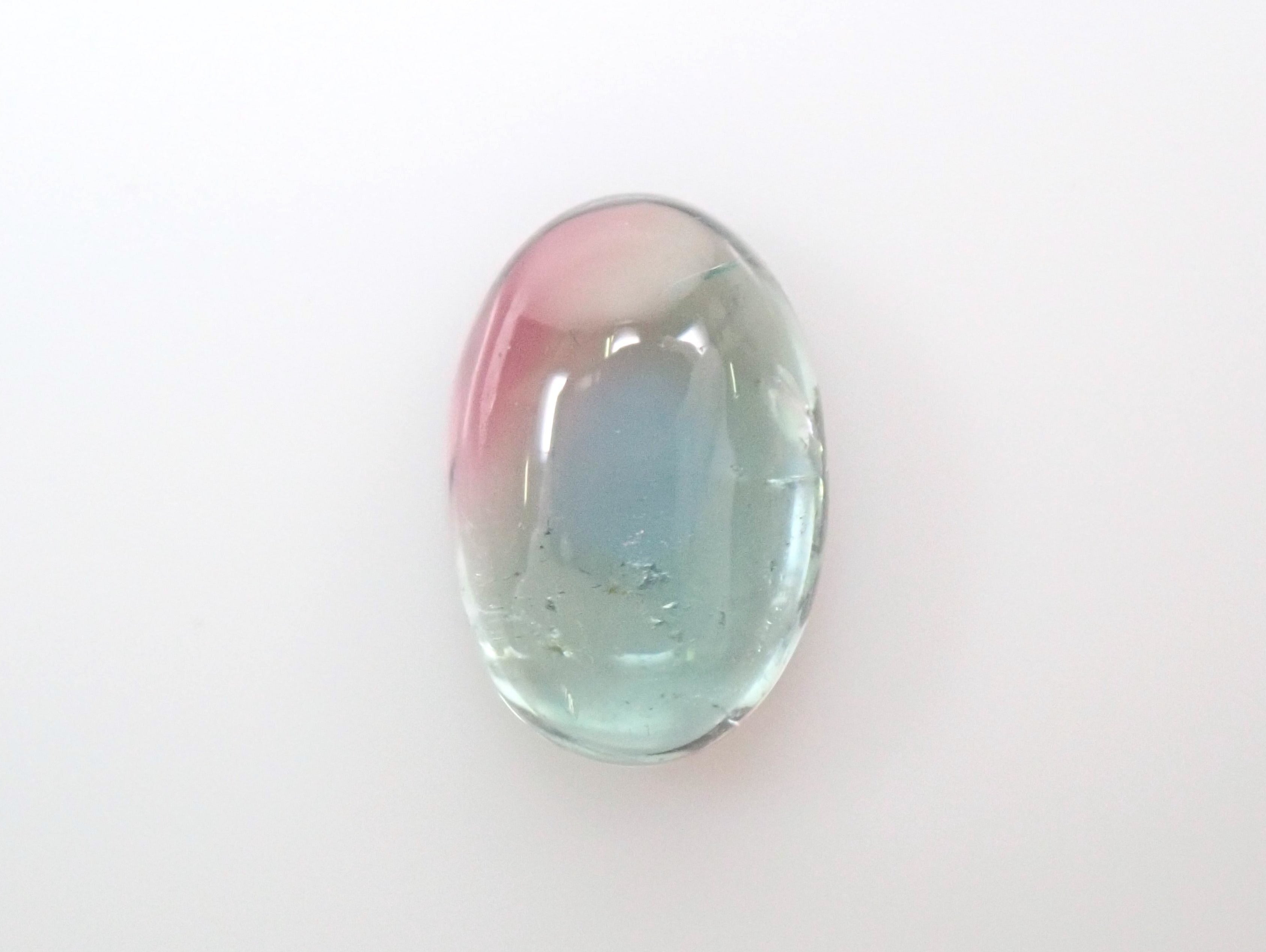 Bicolor tourmaline 0.440ct loose