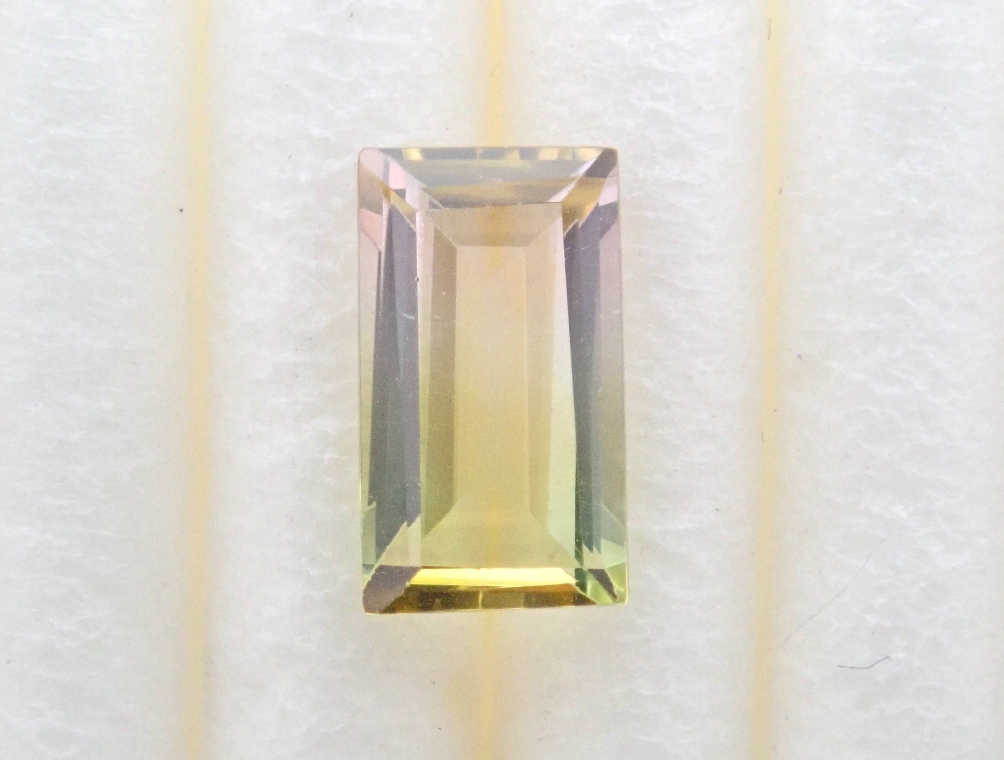 Bicolor tourmaline 0.604ct loose