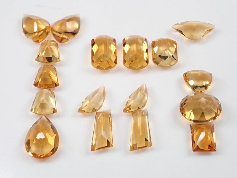 [Gem Gacha Gacha💎] Shimizu precious stone cut citrine (November birthstone) with patch (randomly distributed) (discount for multiple purchases available)