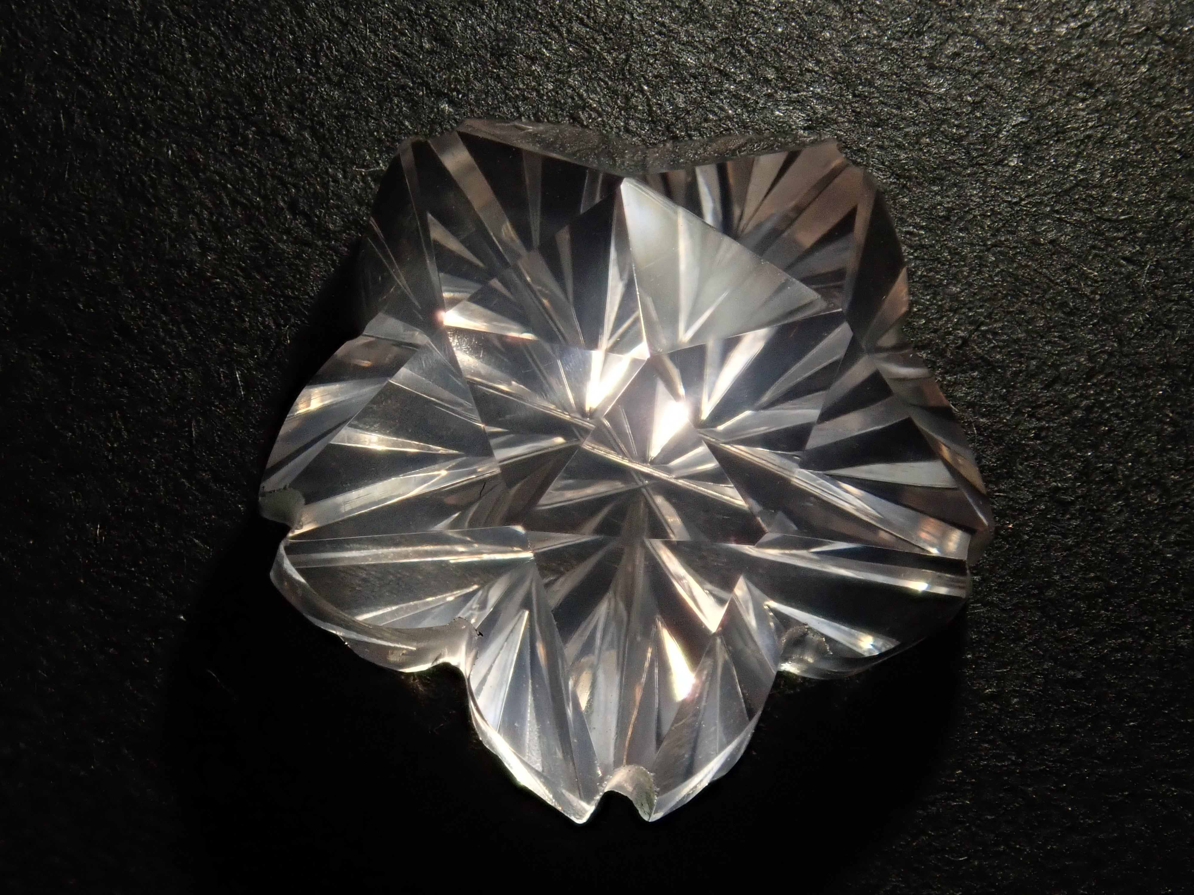 【甲州貴石切子】ローズクォーツ 5.482ct《コラボ》ルース ワッペン付《桜切子》