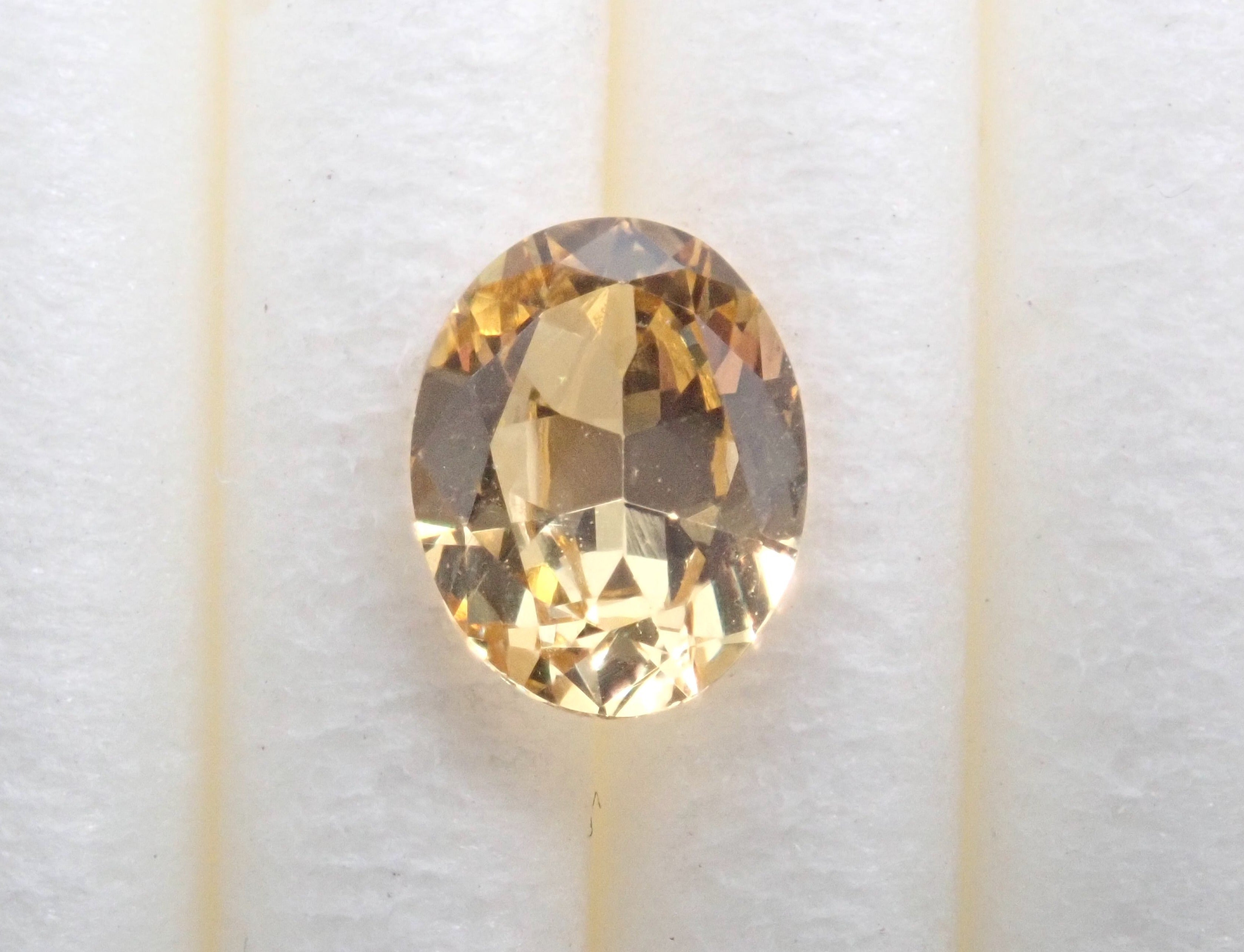 Yellow grossular garnet 0.460ct loose