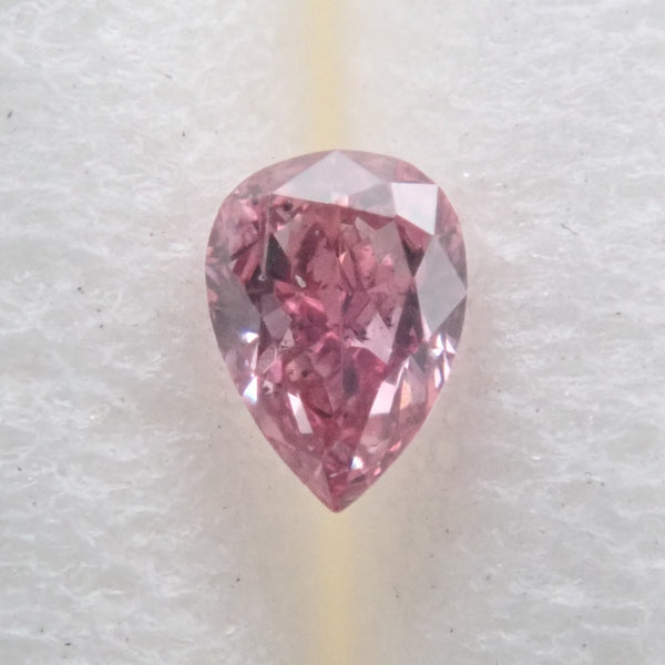 綾ジュエリー0.053ct Fancy Intense Purplish Pink SI-2 - その他