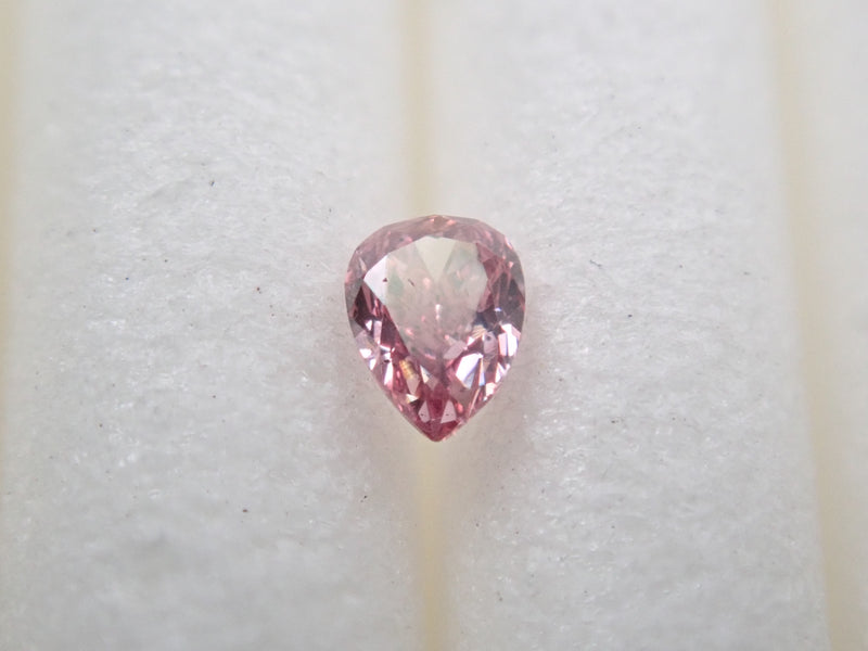 0.048ct ピンクダイヤ FANCY VIVID PURPLISH PINK