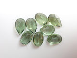 1 green apatite stone (oval or pear shape)