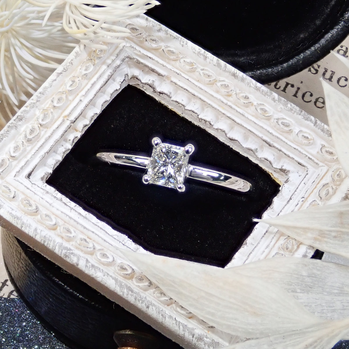 K18PG 賑々しい ダイヤモンド ピンキー リング 0.30CT 