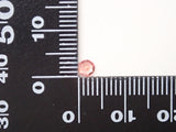 非加熱パパラチアサファイア 3.6mm/0.20ctルース GIA