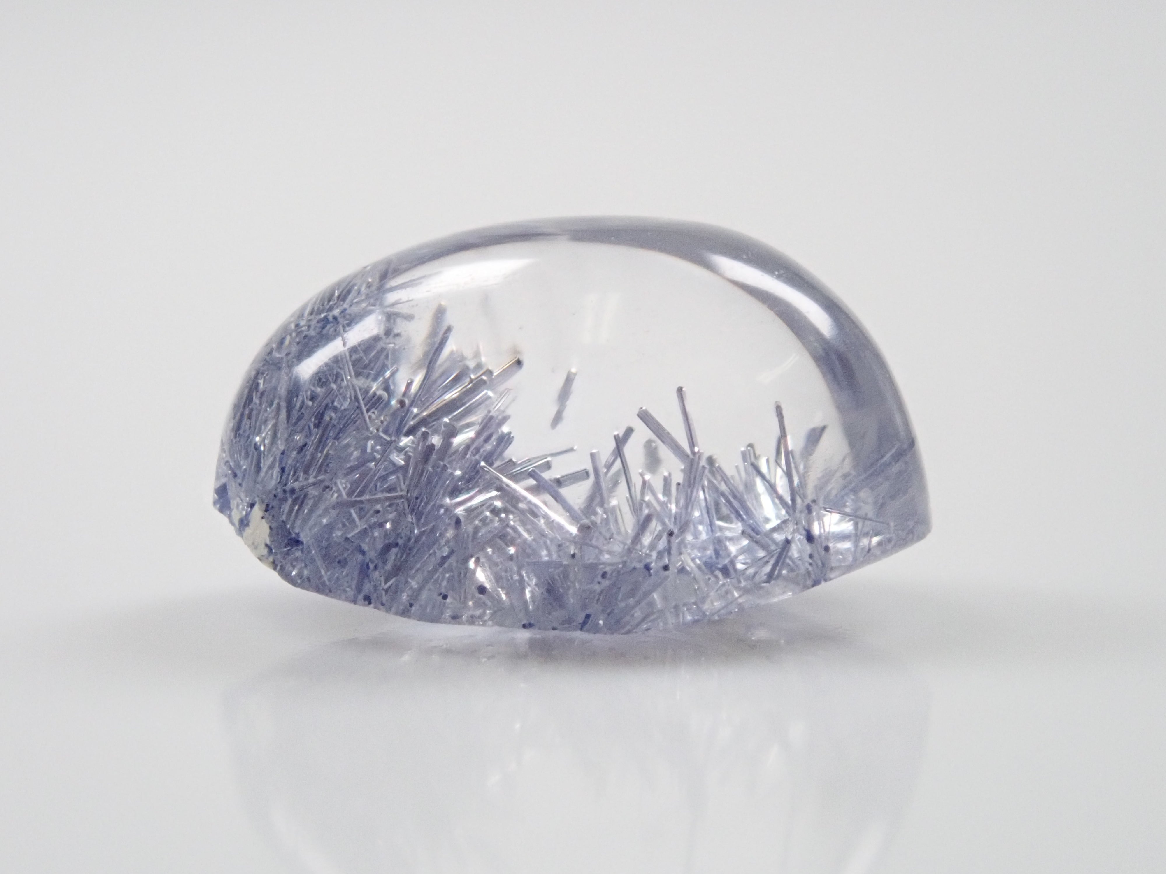 《Yurakucho Marui 20240725》【12539017】Dumortierite in Quartz 2.000ct Loose