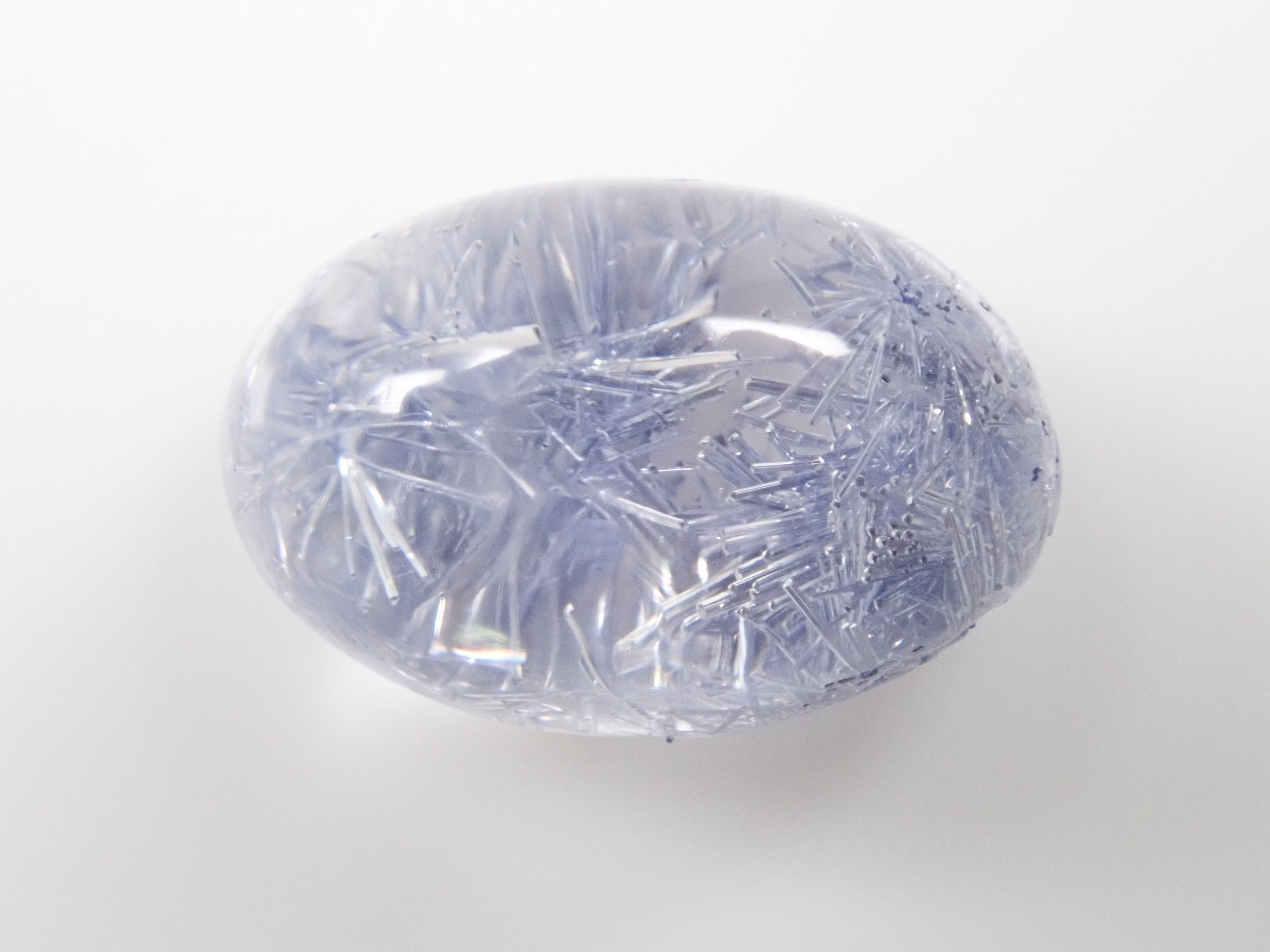 《Yurakucho Marui 20240725》【12539017】Dumortierite in Quartz 2.000ct Loose