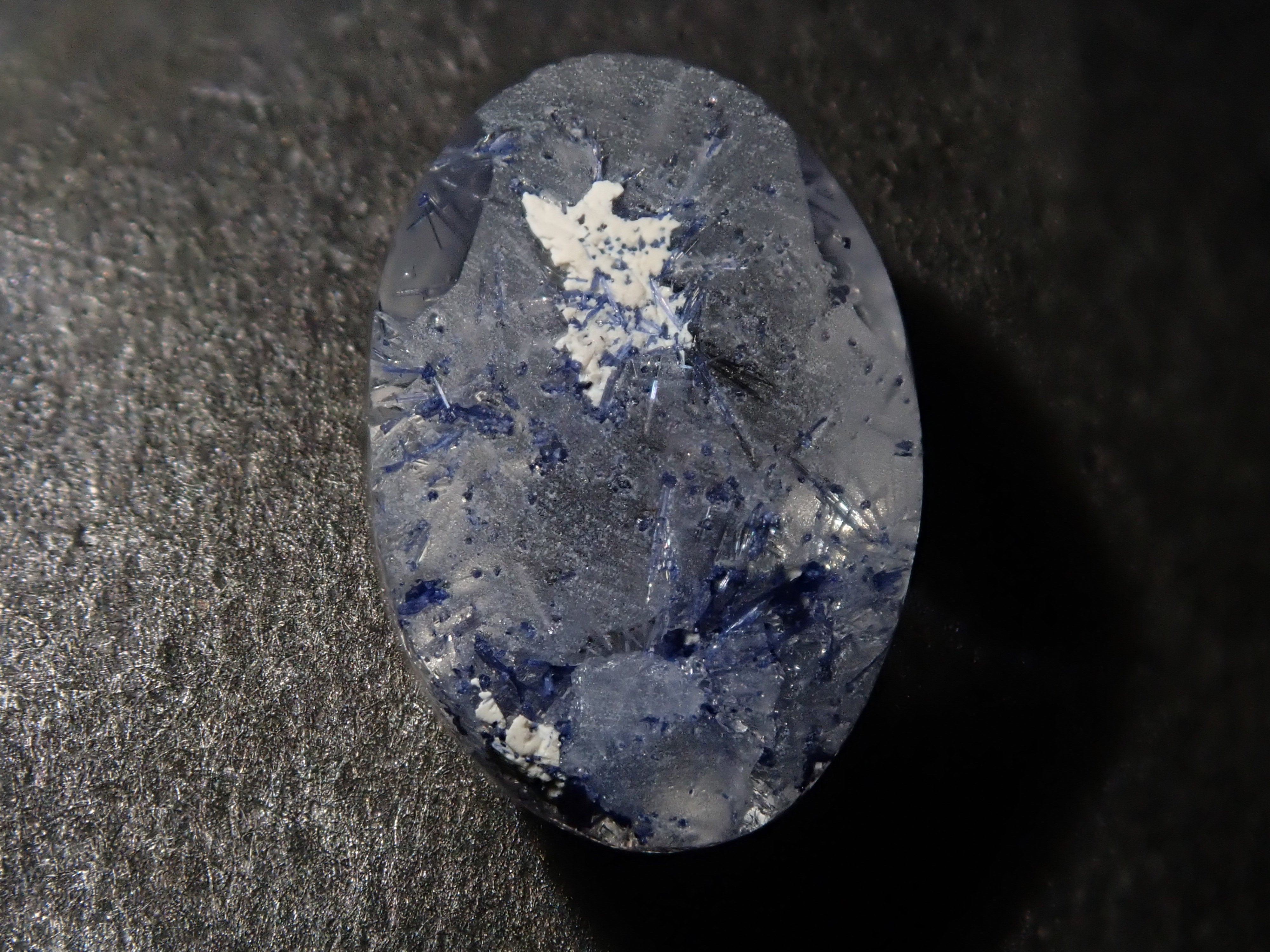 《Yurakucho Marui 20240725》【12539017】Dumortierite in Quartz 2.000ct Loose