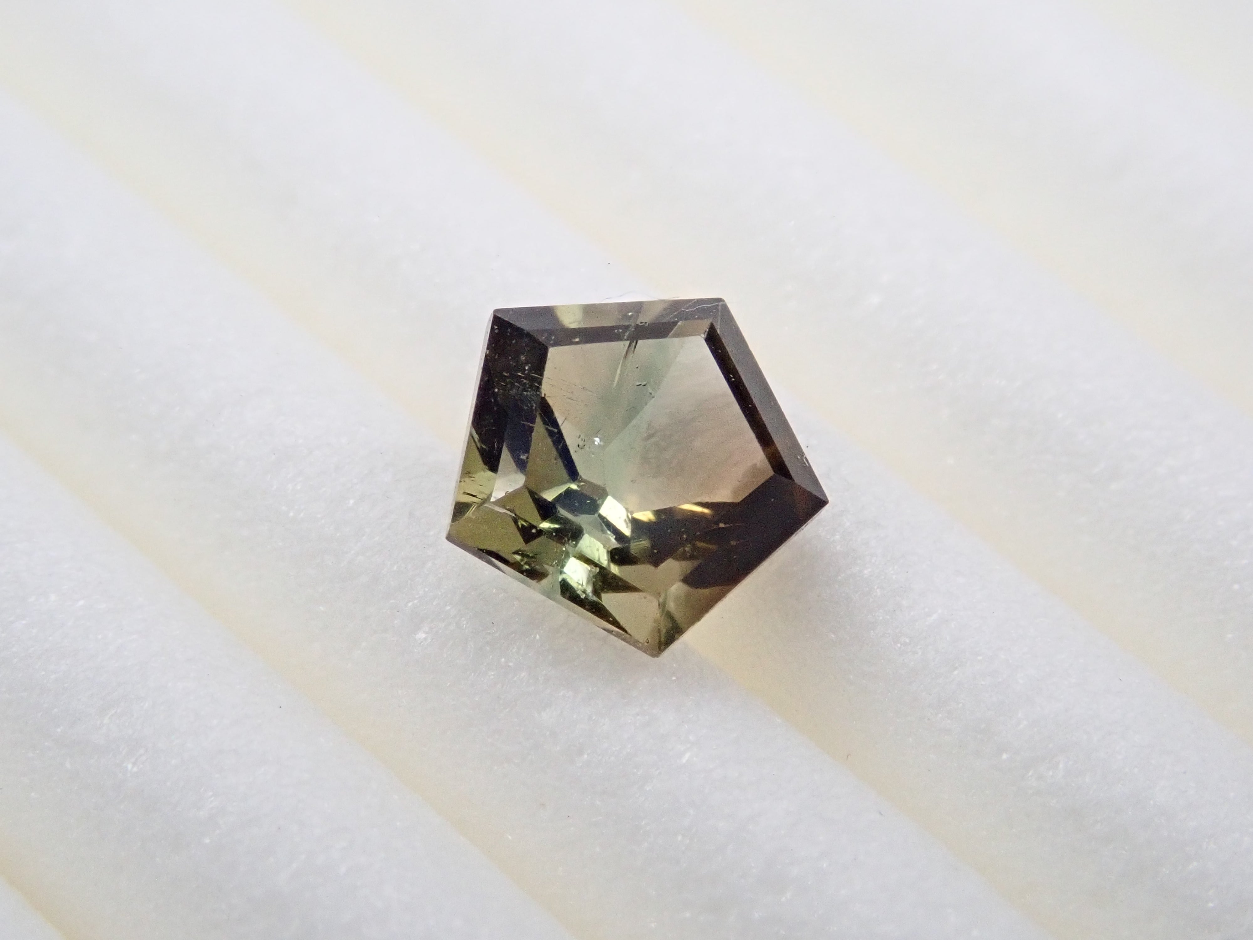 Bicolor tourmaline 0.43ct loose