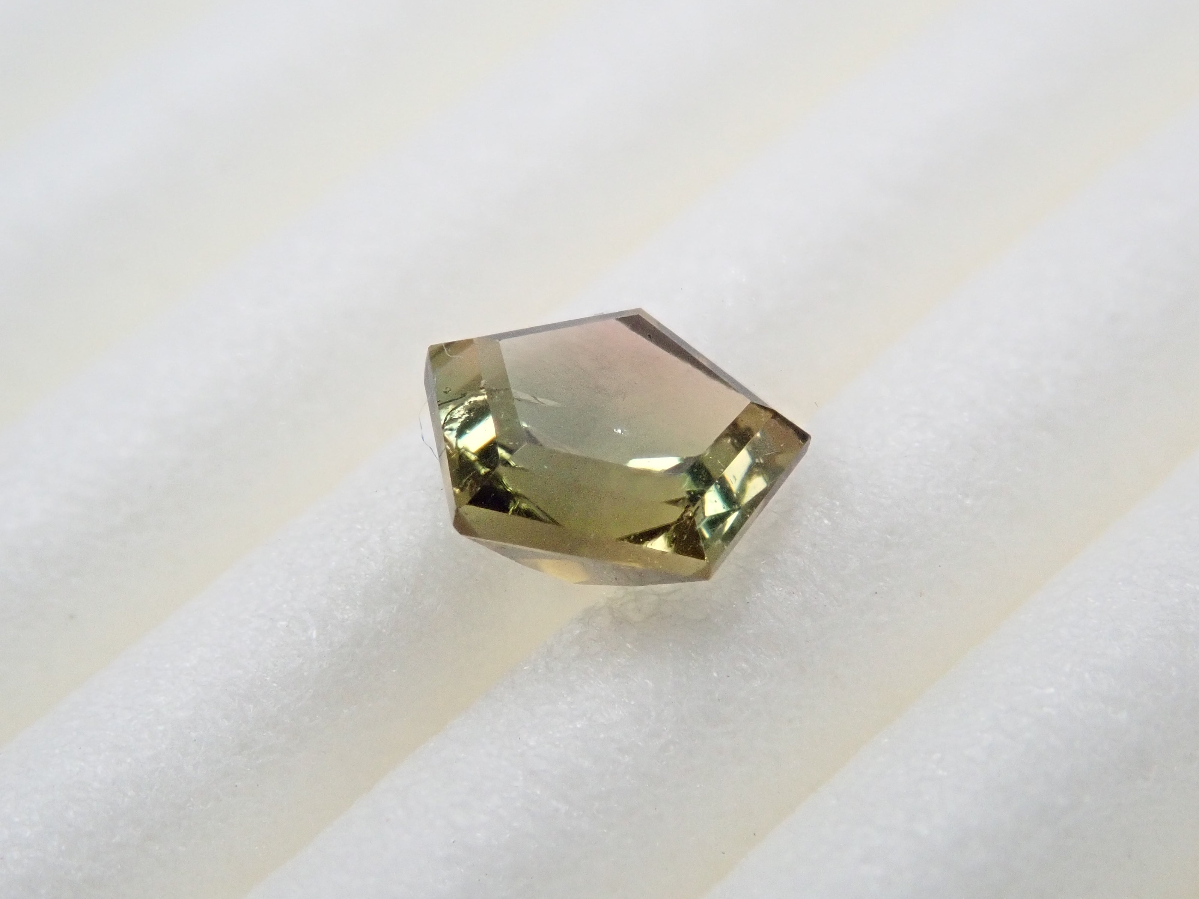 Bicolor tourmaline 0.43ct loose