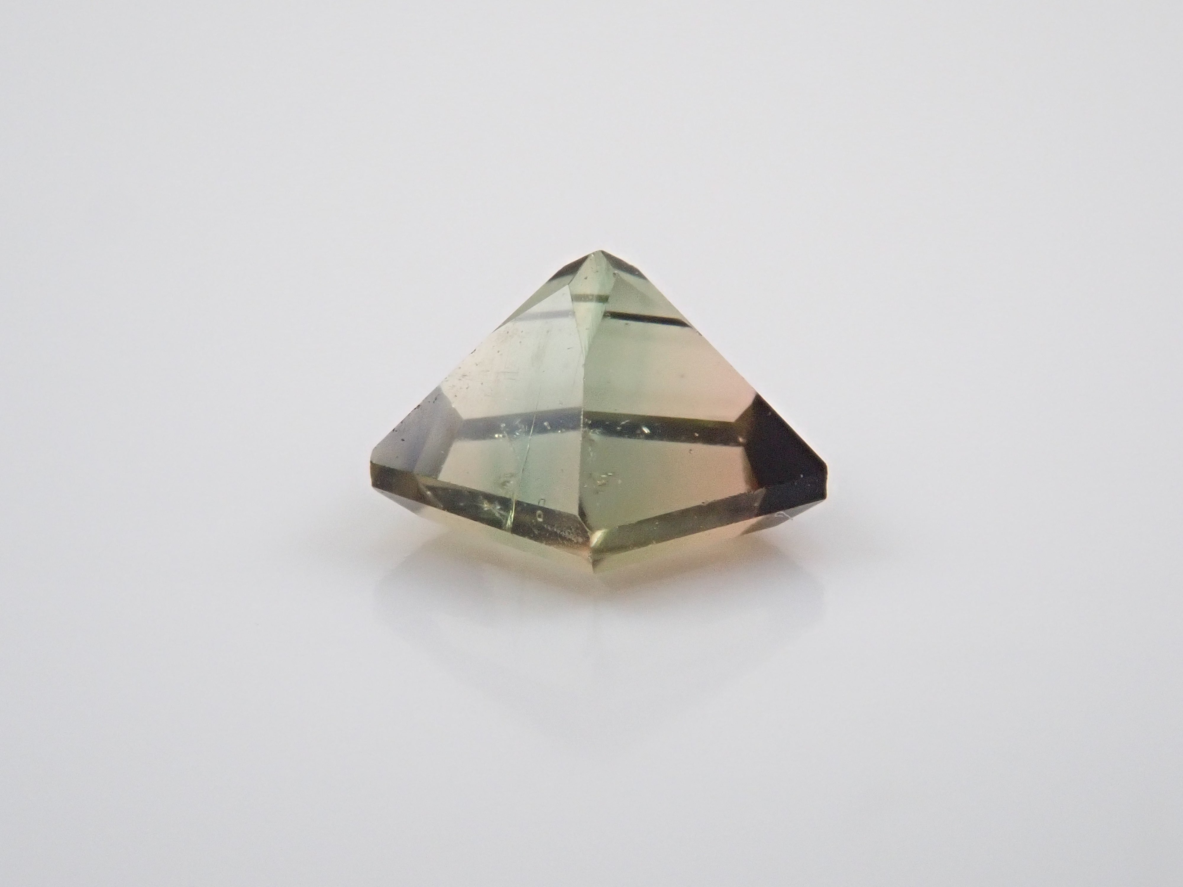 Bicolor tourmaline 0.43ct loose