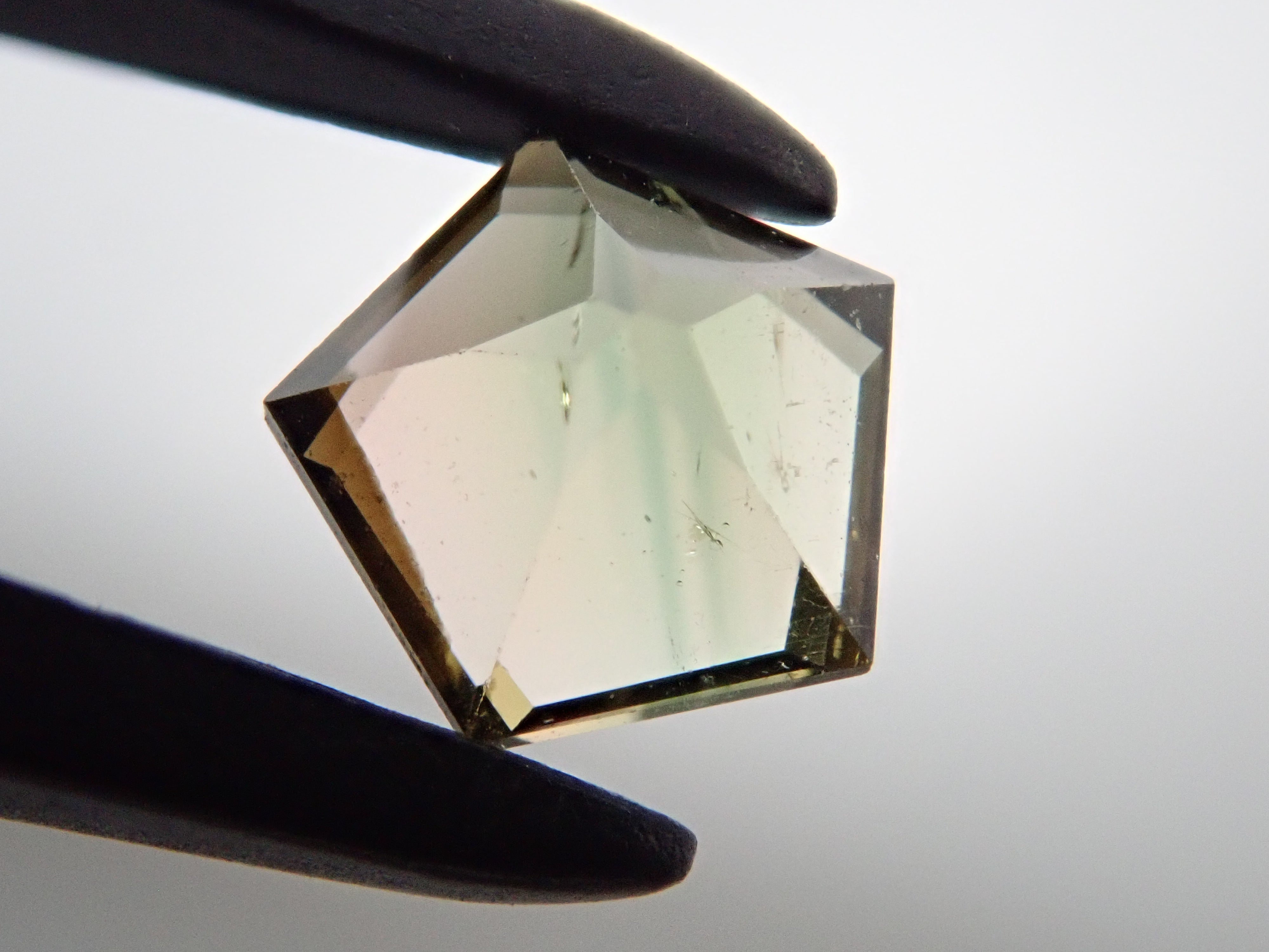 Bicolor tourmaline 0.43ct loose