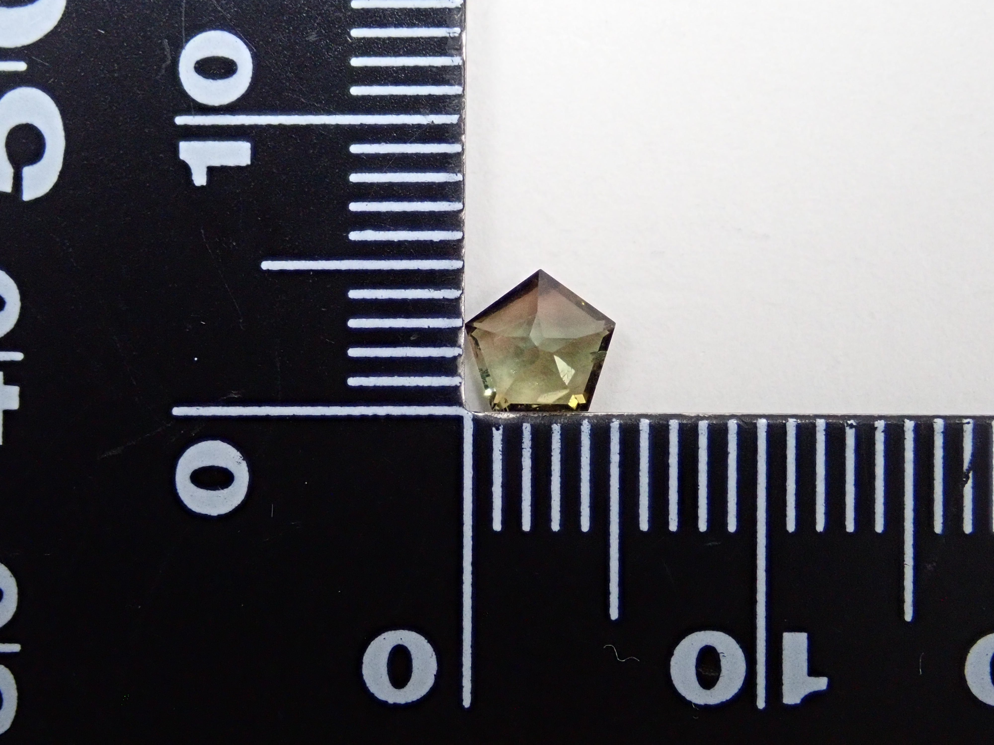 Bicolor tourmaline 0.43ct loose