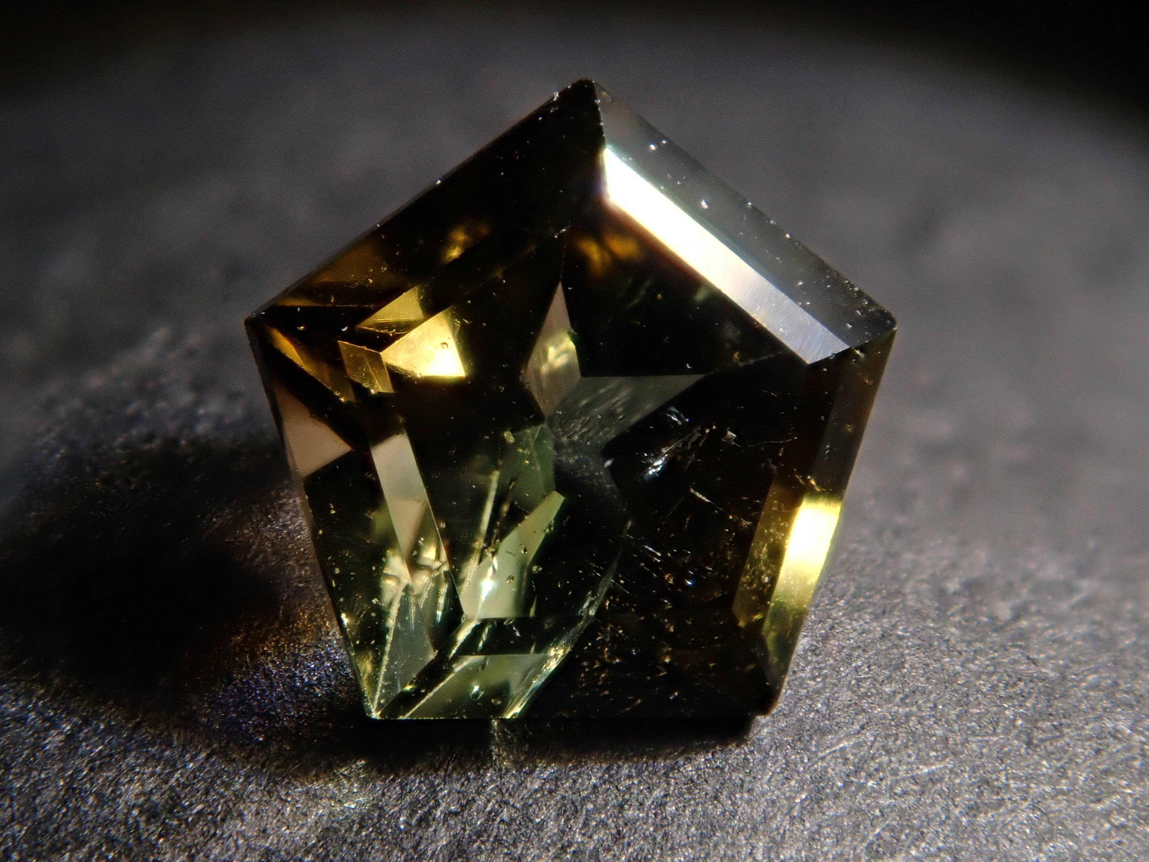 Bicolor tourmaline 0.43ct loose