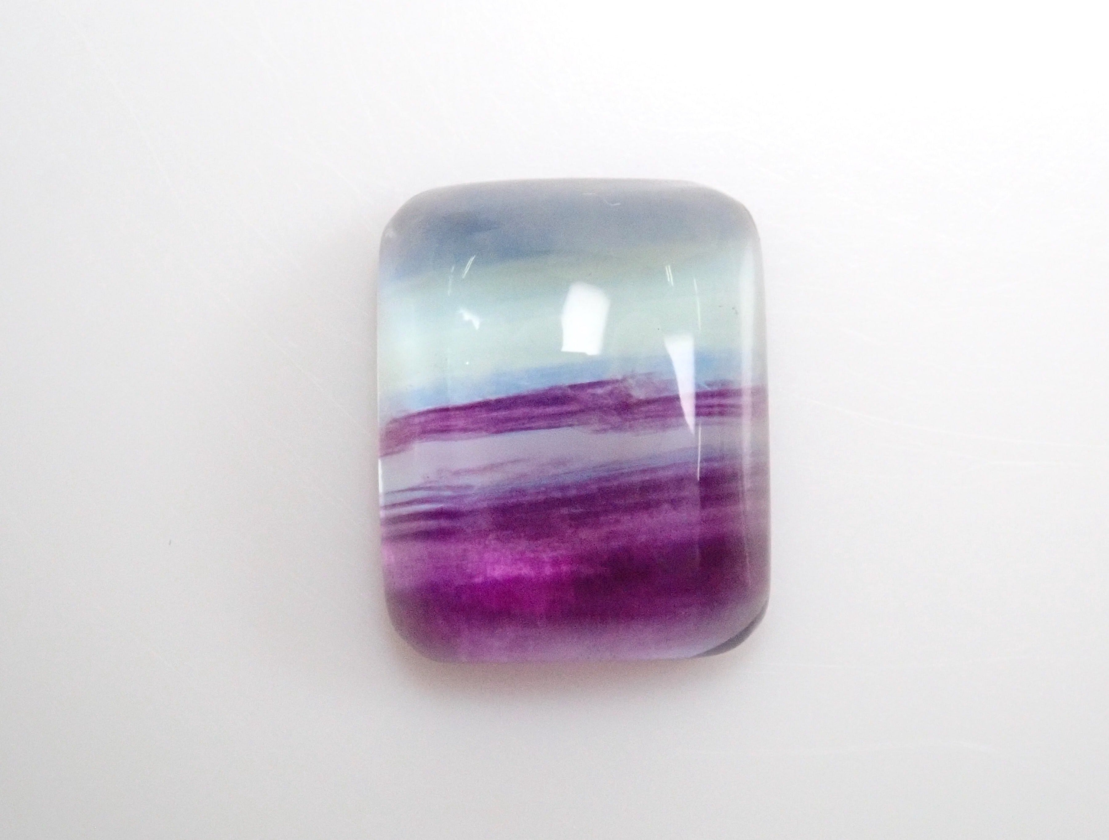 Bicolor fluorite 4.12ct loose