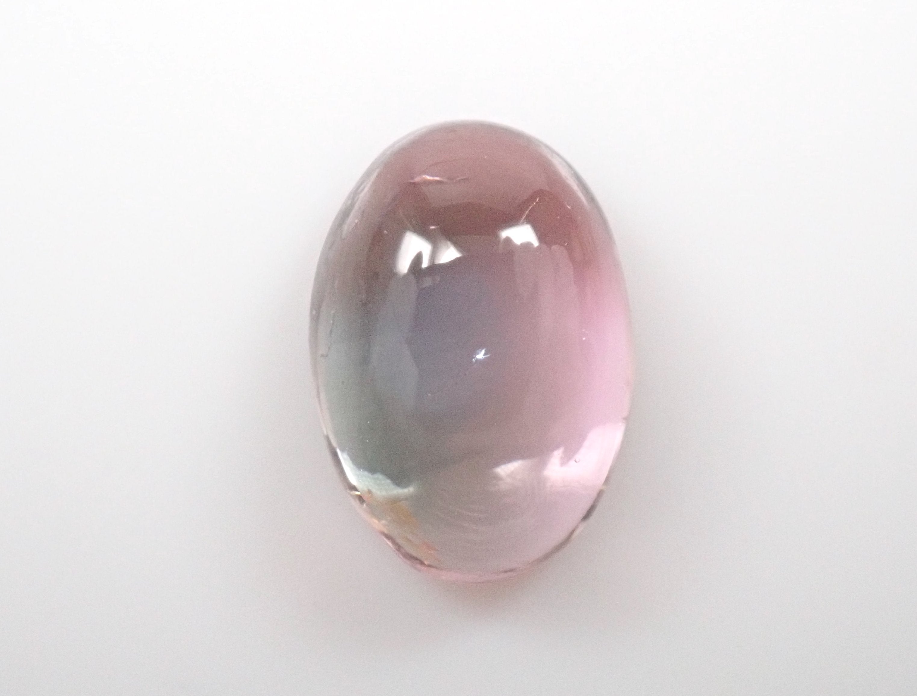 Bicolor tourmaline 0.89ct loose