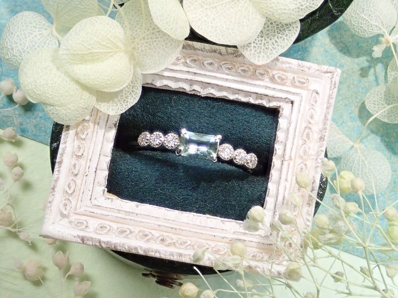 [Semi-order ring frame to choose from stones] Staccato 