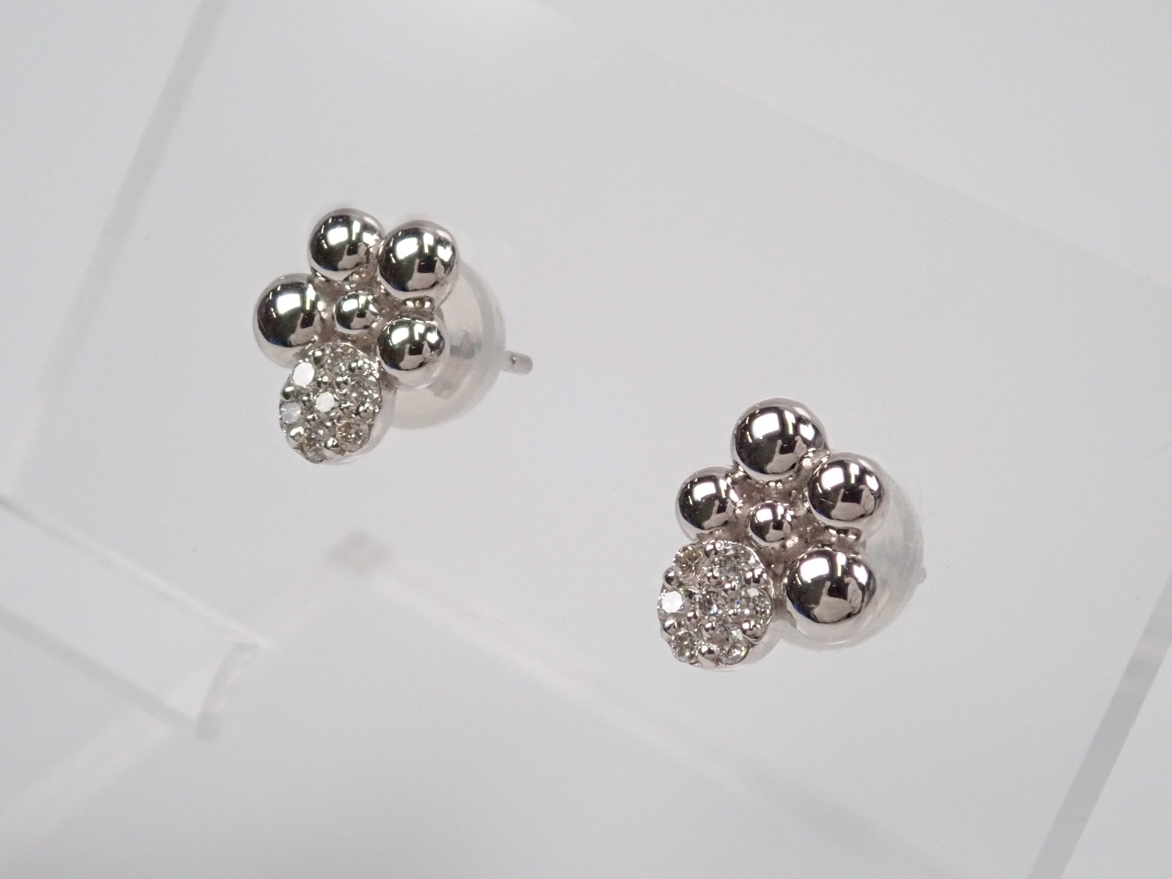 【21601712掲載】Pt900ダイヤモンド0.03ct 0.03ct ピアス