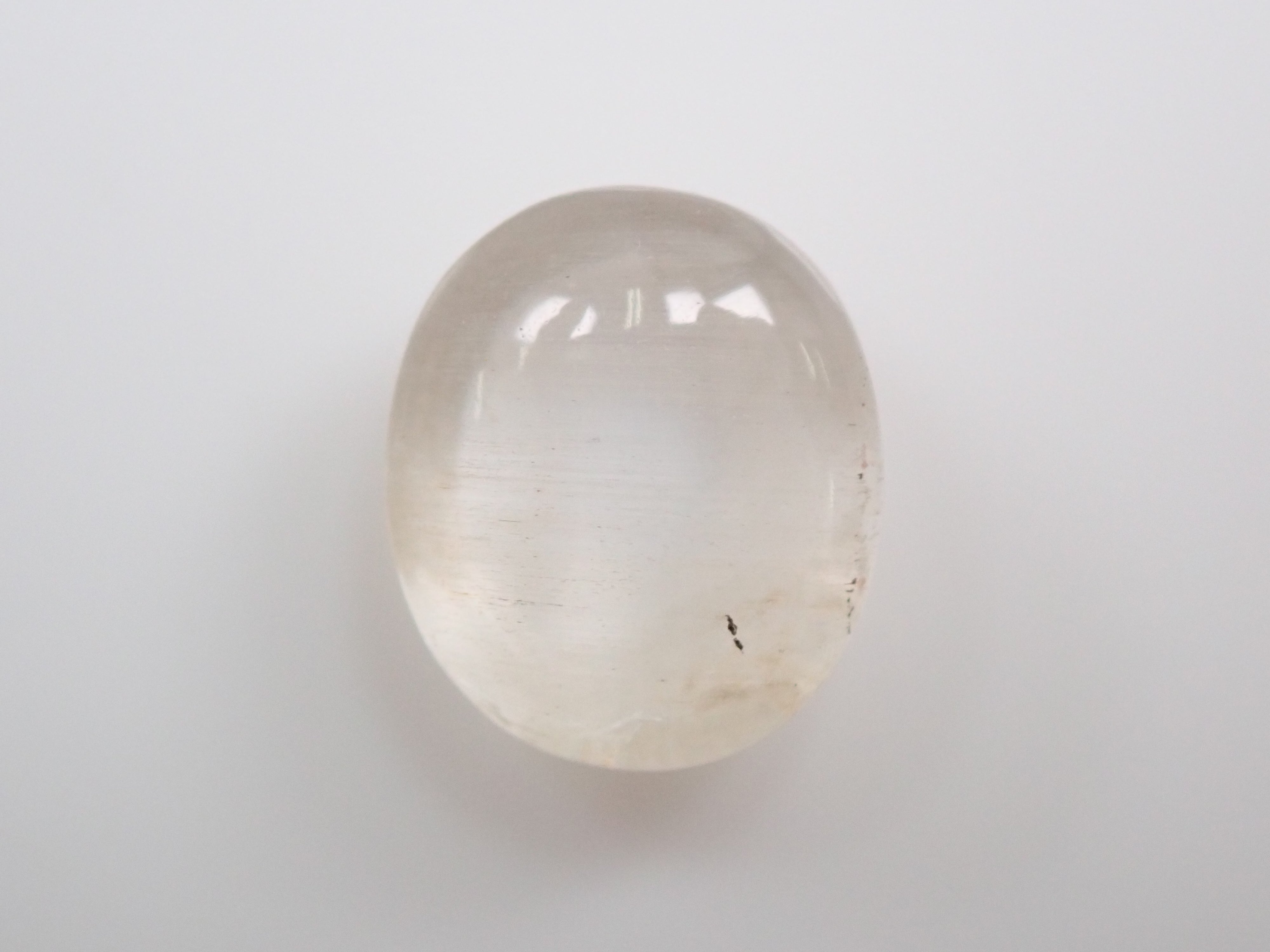 【12539379掲載】スリランカ産トパーズキャッツアイ 1.105ctルース