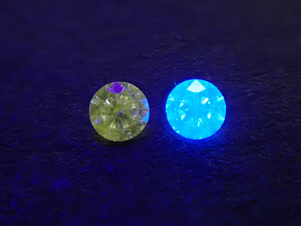 ダイヤモンド 1.5mm/0.030ctルース（蛍光）
