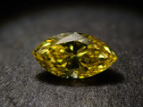 カナリーイエローダイヤモンド（トリートメント） 0.248ctルース(FANCY VIVID YELLOW*, VS-1)