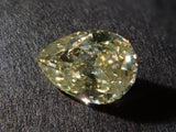 イエローダイヤモンド 0.506ctルース(FANCY LIGHT BROWNISH YELLOW, SI2,蛍光Green)