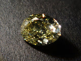 イエローダイヤモンド 0.406ctルース(FANCY BROWNISH YELLOW, SI2)