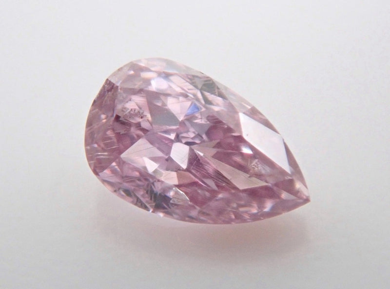 粉紅鑽石 0.068 克拉裸鑽（彩紫粉紅，I1）