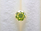 カナリーイエローダイヤモンド（トリートメント） 2mm/0.029ctルース（VSクラス相当）