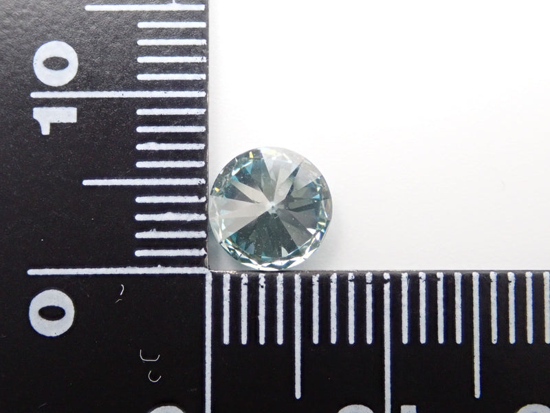 鑽石（處理）1.410 克拉裸鑽（處理過的深彩深藍綠色，VS2）